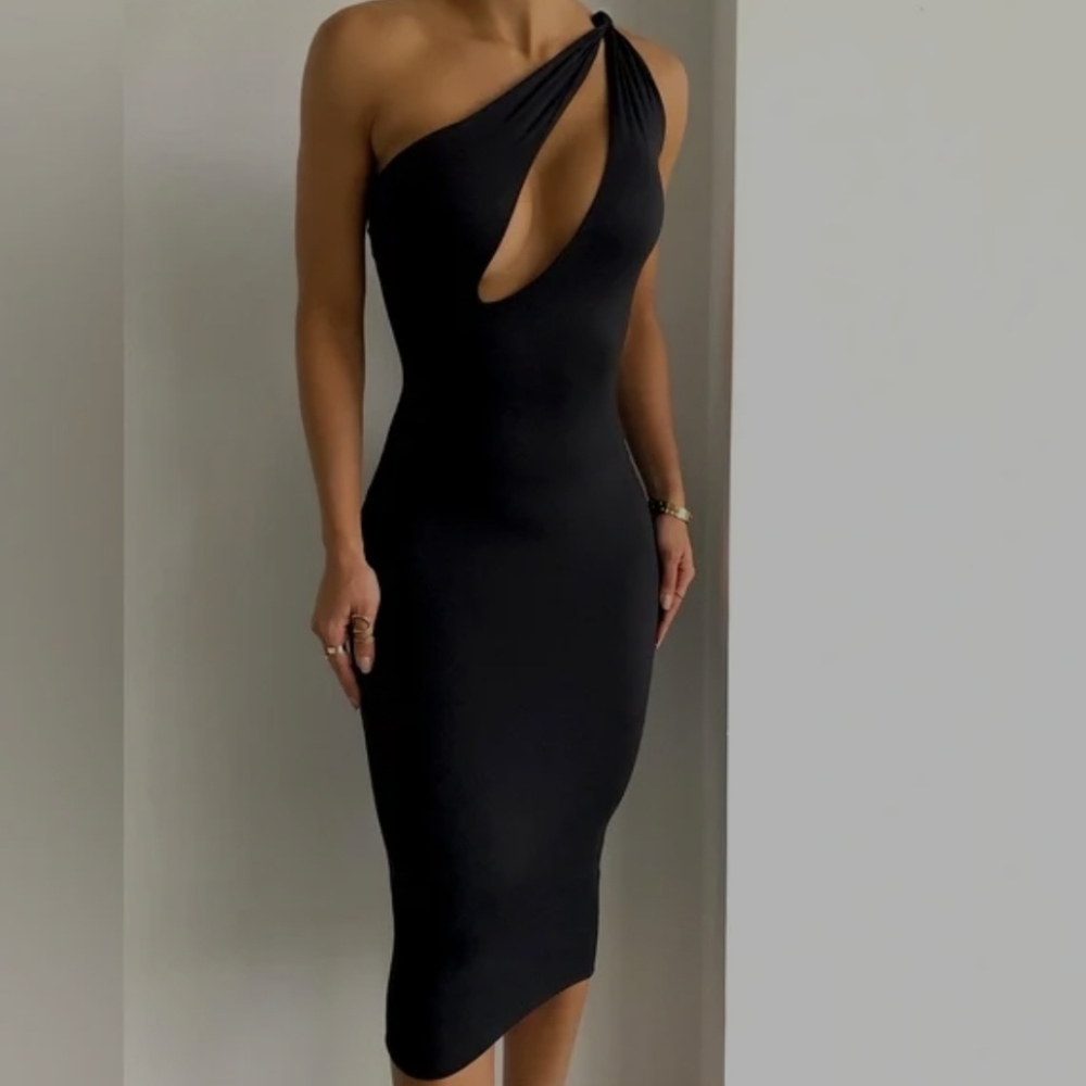 Black Asymmetrical dress